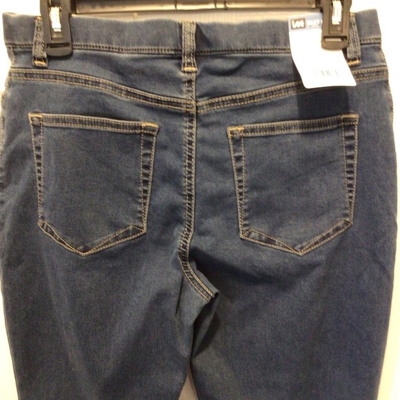 Lee Womens Easy Fit Dark Wash Denim Houston Legging Size Small - Picture 5 of 8
